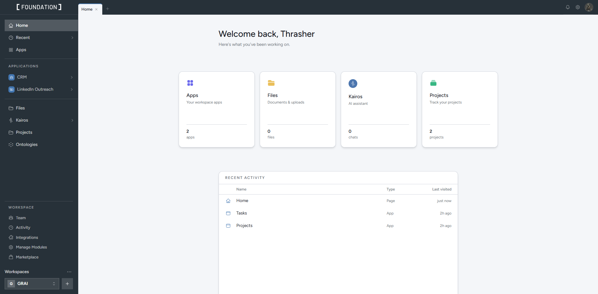 The Foundation platform